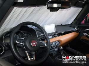 FIAT 124 Spider Sun Shade/ Reflector - Front Windshield - w/ Sensor FIAT 124 Spider Sun Shade/ Reflector - Front Windshield - w/ Sensor